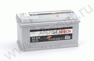 Аккумулятор BOSCH S5 SILVER PLUS 12V 100AH 830A ETN 0(R+) B13 353x175x190mm 21.92kg