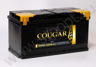 Аккумулятор COUGAR Power 100 А/ч 850А (прямая полярность)
